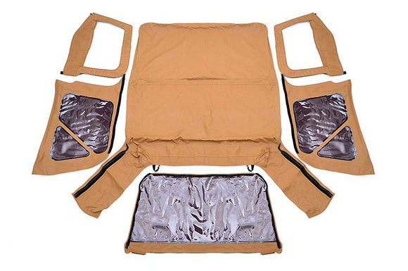 Rough Country Soft Top Replacement Spice for Jeep Wrangler TJ with Half Doors 97-06