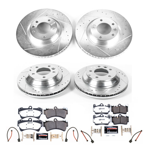 PowerStop Z26 Street Performance Ceramic Brake Pad and Drilled & Slotted Rotor K