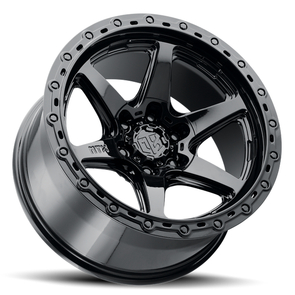 20x10 MTX Spitfire 6 Gloss Black 6x139.7 ET-18 CB106.1 Wheel
