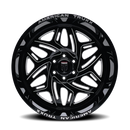 20x10 American Truxx AT1914 Euphoria Black Milled 6x135 ET-19 Wheel Rim