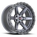 20x10 Vortek VRT-602 Argon Matte Titanium 6x135 ET-12 CB106.1 Wheel