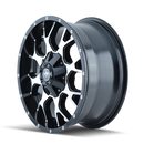 17x9 Mayhem Warrior Black-Machined Wheel/Rim 6x135 8015-7937B