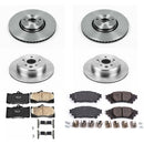 PowerStop OE Stock Replacement Low-Dust Ceramic Brake Pad and Rotor Kit