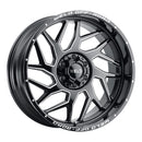 22x10 WELD Off-Road Fulcrum Black Milled 6x135 6x139.7 ET-18 CB106.1 Wheel Rim-1