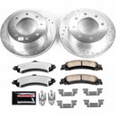 PowerStop Z36 Carbon-Fiber Ceramic Brake Pad with Drilled and Slotted Rotor Kit