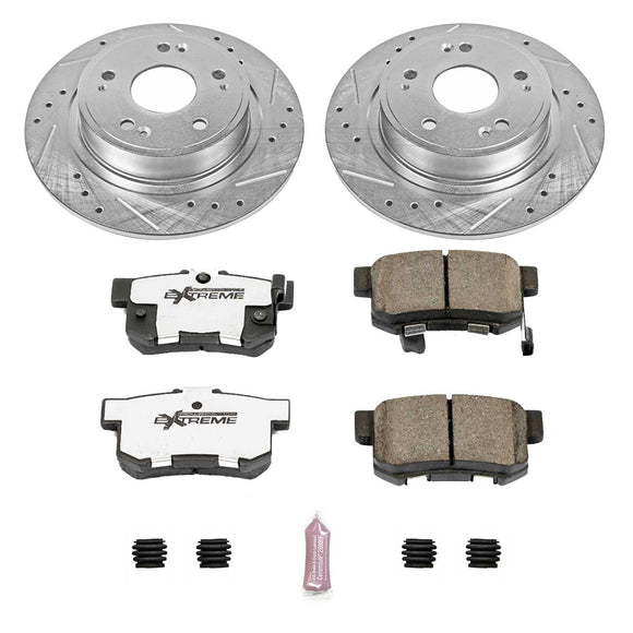 PowerStop Z26 Street Performance Ceramic Brake Pad and Drilled & Slotted Rotor K