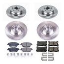 PowerStop OE Stock Replacement Low-Dust Ceramic Brake Pad and Rotor Kit