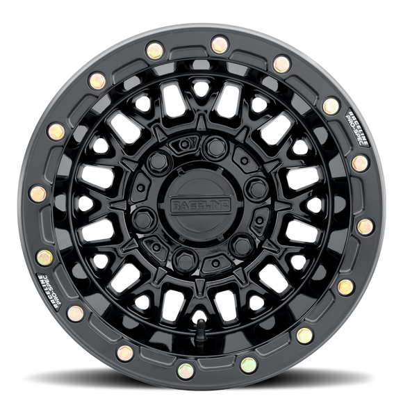 15x6.5 Raceline A15GB Omega Gloss Black 6x139.7 ET74 CB78.1 Wheel