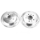 PowerStop Evolution Drilled Slotted Rotors Pair Rear For Chevrolet Monte Carlo