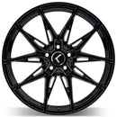 18x8.5 Kraze Evolve Gloss Black 5x114.3 ET35 CB73.1 Wheel Rim