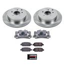PowerStop OE Stock Replacement Low-Dust Ceramic Brake Pad, Rotor and Caliper Kit