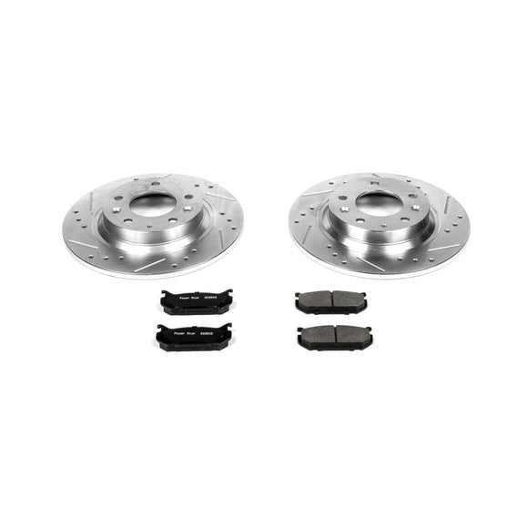 PowerStop Z23 Daily Driver Carbon-Fiber Ceramic Brake Pad and Drilled & Slotted