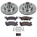 PowerStop OE Stock Replacement Low-Dust Ceramic Brake Pad and Rotor Kit