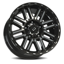 15x7.5 Vision 348 Nexus Gloss Blk Machined 5x5 (5x127) ET-12 wheel/rim