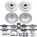 PowerStop Genuine Geomet Coated Rotor and Carbon-Fiber Ceramic Brake Pad Kit