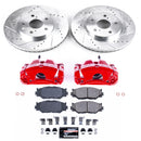 PowerStop Z23 Daily Driver Carbon-Fiber Ceramic Pads Drilled & Slotted Rotor & C