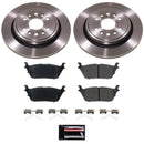 PowerStop OE Stock Replacement Low-Dust Ceramic Brake Pad and Rotor Kit