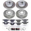 PowerStop Semi-Coated Rotor and Low-Dust Ceramic Brake Pad Kit