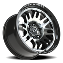 17x9.5 Vision 409 Inferno Gloss Blk Machined 6x5.5 6x139.7 ET-18 wheel/rim