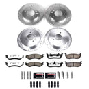 PowerStop Z36 Carbon-Fiber Ceramic Brake Pad with Drilled and Slotted Rotor Kit