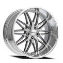 22x8.5 Corsart Alcatraz Gloss Brushed Diamond Cut Lip 5x139.7 ET6 Wheel