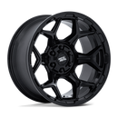 20x9 Moto Metal MO815 Dux Gloss Black 5x114.3 ET1 CB78.1 Wheel Rim