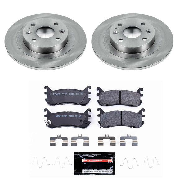 PowerStop Track Day Spec High-Performance Brake Pad and Rotor Kit