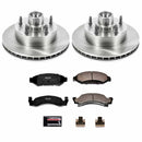 PowerStop OE Stock Replacement Low-Dust Ceramic Brake Pad and Rotor Kit