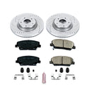 PowerStop Z23 Daily Driver Carbon-Fiber Ceramic Brake Pad and Drilled & Slotted