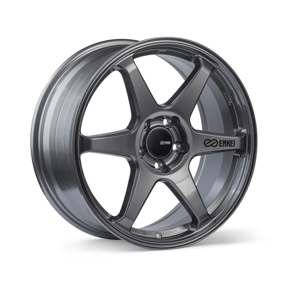 18x8.5 Enkei T6R Gloss Gunmetal 5x100 ET45 CB72.6 Wheel Rim