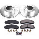 PowerStop Z36 Carbon-Fiber Ceramic Brake Pad with Drilled and Slotted Rotor Kit