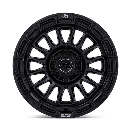 17x8.5 Black Rhino BR025 Rival Matte Black W/ Gloss Black Lip 6x135 ET10 Wheel