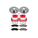 PowerStop Z23 Daily Driver Carbon-Fiber Ceramic Pads Drilled & Slotted Rotor & C