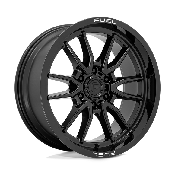 20x9 Fuel Off-Road D760 Clash Gloss Black 6x139.7 ET1 CB106.1 Wheel Rim