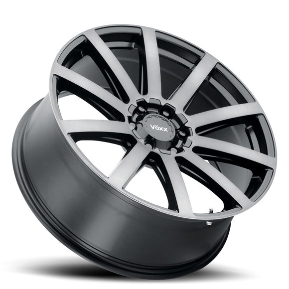 20x9 Voxx Vento Gloss Black Dark Tint 5x114.3 ET35 CB74.1 Wheel Rim