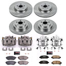 PowerStop OE Stock Replacement Low-Dust Ceramic Brake Pad, Rotor and Caliper Kit