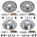 PowerStop Z26 Street Performance Ceramic Brake Pad and Drilled & Slotted Rotor K