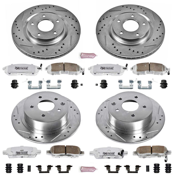 PowerStop Z26 Street Performance Ceramic Brake Pad and Drilled & Slotted Rotor K