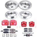 PowerStop Z23 Daily Driver Carbon-Fiber Ceramic Pads Drilled & Slotted Rotor & C