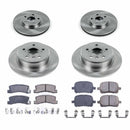 PowerStop OE Stock Replacement Low-Dust Ceramic Brake Pad and Rotor Kit