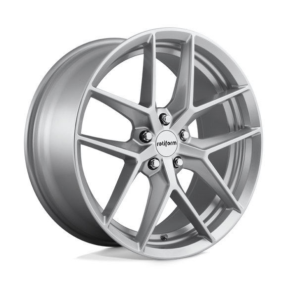 18X8.5 Rotiform FLG Gloss Silver 5x108 R133188533+45