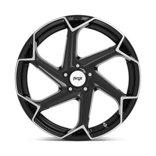 20X10.5 Niche M255 FLASH Gloss Black Brushed 5X112 ET40 wheel/rim