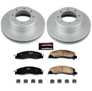 PowerStop Genuine Geomet Coated Rotor and Low-Dust Ceramic Brake Pad Kit