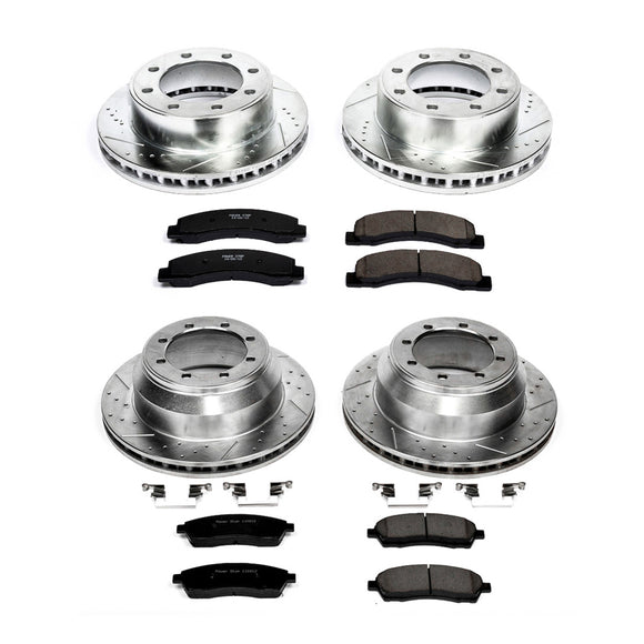 PowerStop Z23 Daily Driver Carbon-Fiber Ceramic Brake Pad and Drilled & Slotted