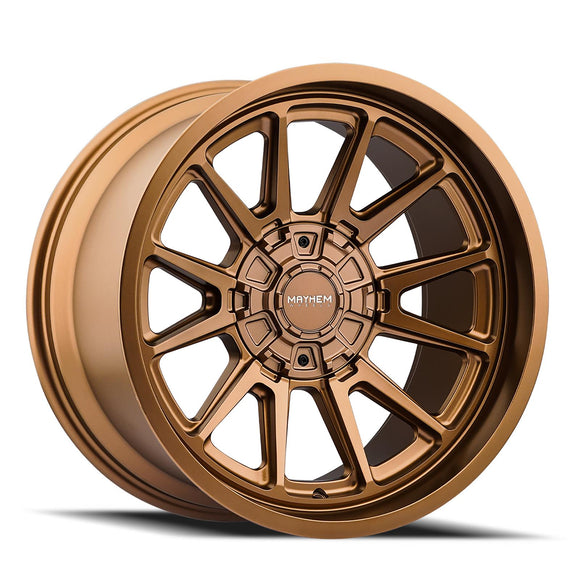 20x9 Mayhem Intrepid Satin Bronze 8x165.1 ET0 CB125.2 Wheel Rim