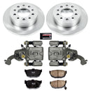 PowerStop OE Stock Replacement Low-Dust Ceramic Brake Pad, Rotor and Caliper Kit