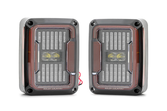 Rough Country LED Tail light For Jeep Wrangler JK 2007-2018