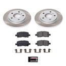 PowerStop Semi-Coated Rotor and Low-Dust Ceramic Brake Pad Kit