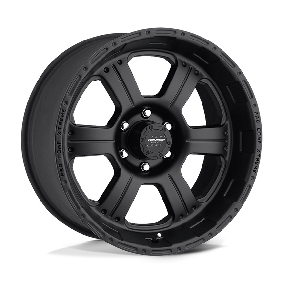 16X8 Pro Comp PA89 Kore Flat Black 6X139.7 6X5.5 ET0 Wheel Rim