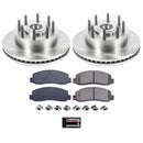 PowerStop OE Stock Replacement Low-Dust Ceramic Brake Pad and Rotor Kit